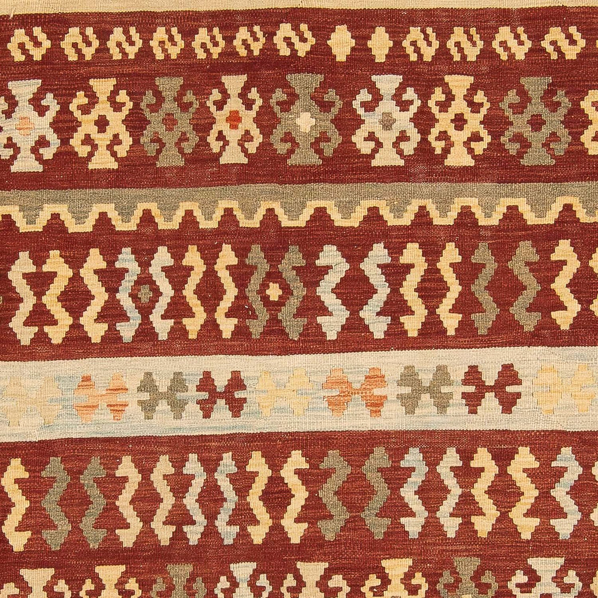 Alfombra Kelim - Splash - 289 x 189 cm - multicolor