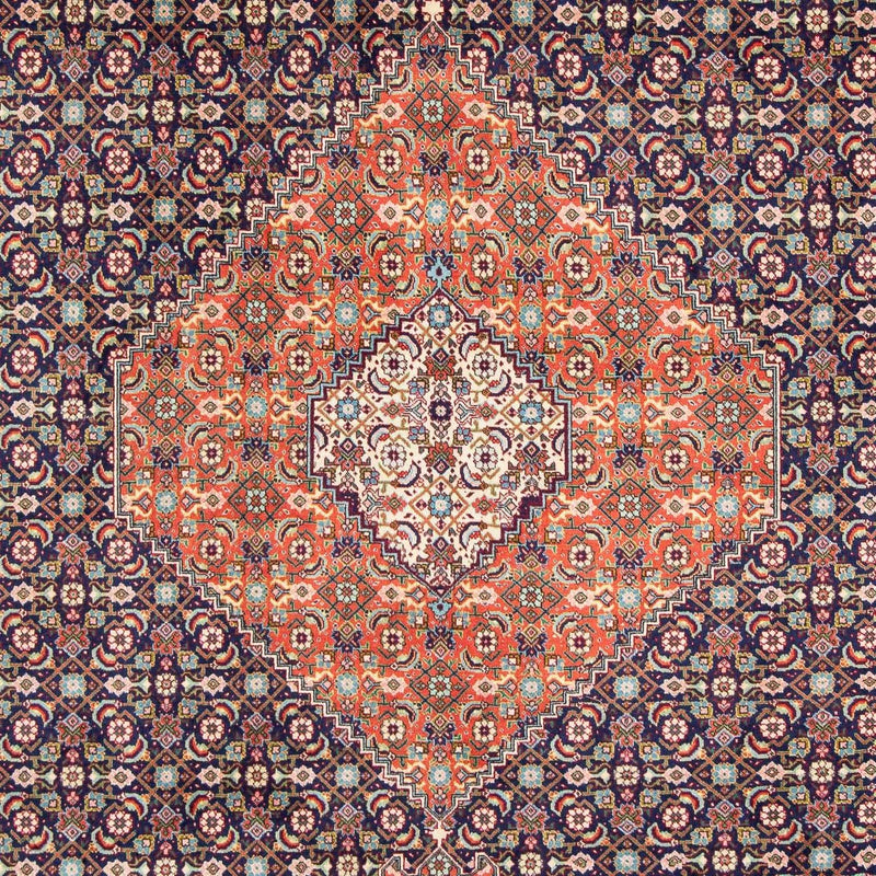 Alfombra persa - Tabriz - 309 x 209 cm - azul oscuro