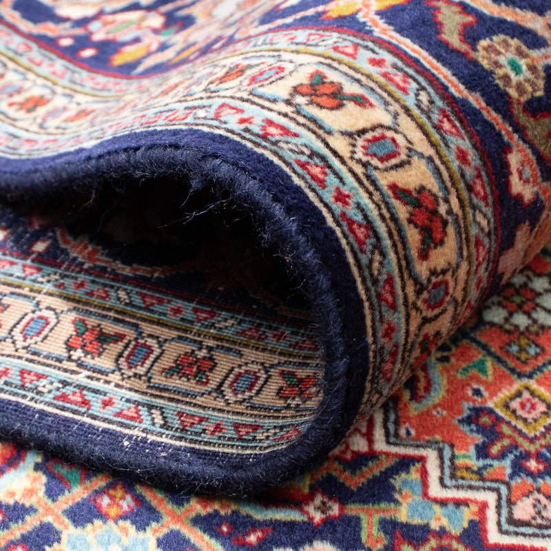 Alfombra persa - Tabriz - 309 x 209 cm - azul oscuro