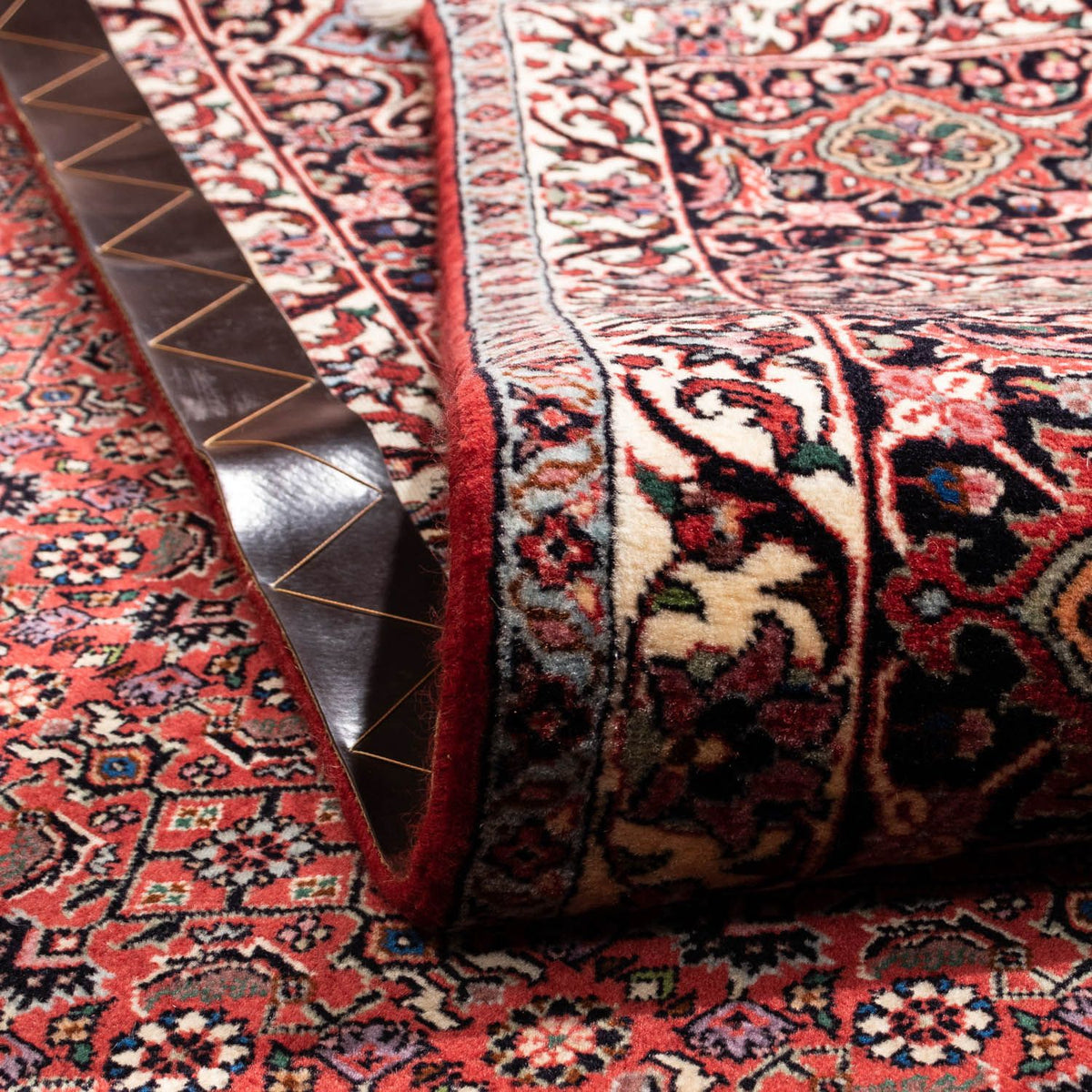 Alfombra persa - Bidjar - 345 x 253 cm - rojo