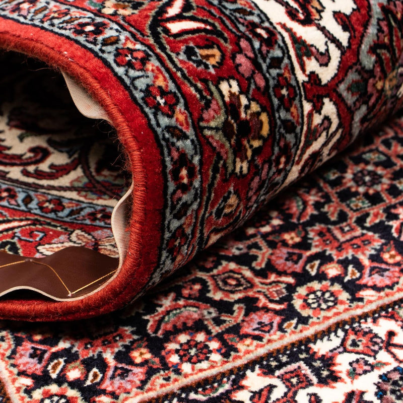 Alfombra persa - Bidjar - 397 x 296 cm - rojo oscuro