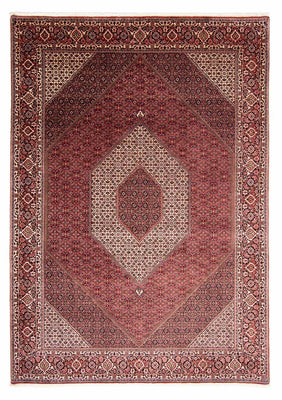 Alfombra persa - Bidjar - 344 x 254 cm - rojo claro