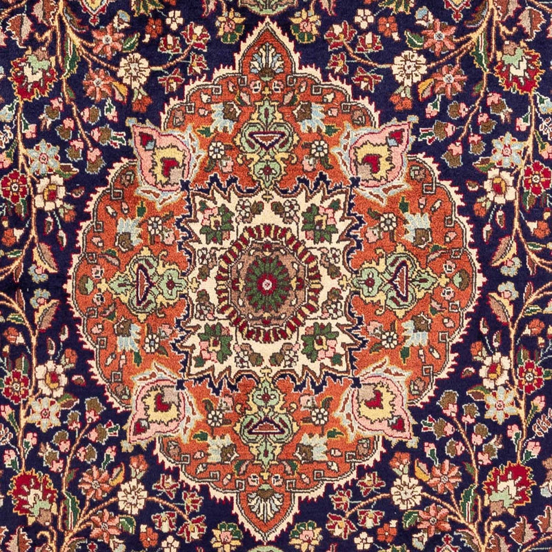 Alfombra persa - Tabriz - 307 x 200 cm - azul oscuro
