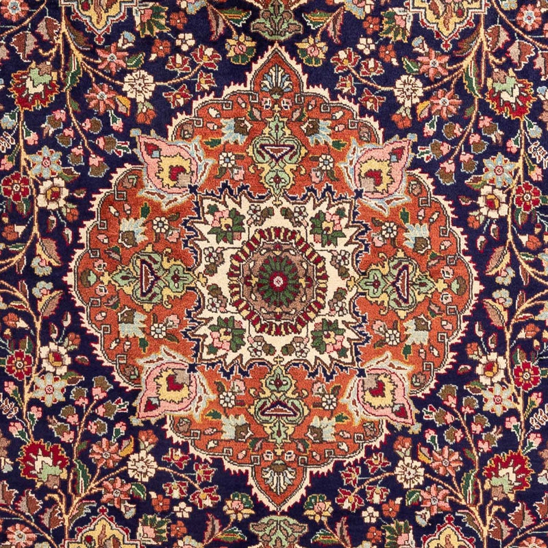 Alfombra persa - Tabriz - 310 x 205 cm - azul oscuro