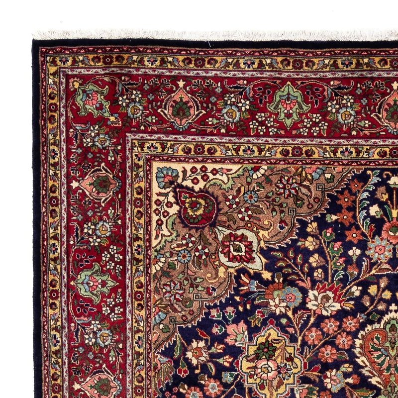 Alfombra persa - Tabriz - 310 x 205 cm - azul oscuro