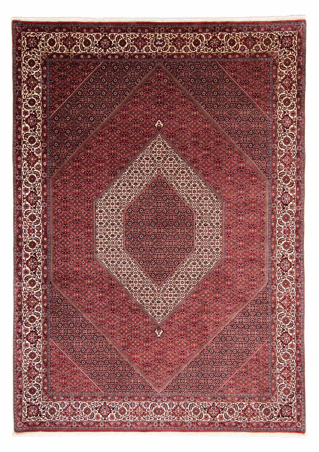 Alfombra persa - Bidjar - 351 x 254 cm - rojo claro