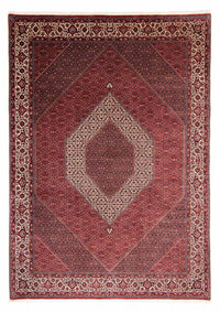 Alfombra persa - Bidjar - 351 x 254 cm - rojo claro