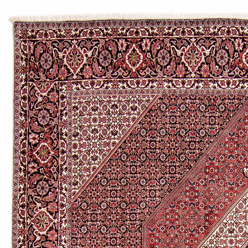 Alfombra persa - Bidjar - 300 x 252 cm - rojo claro