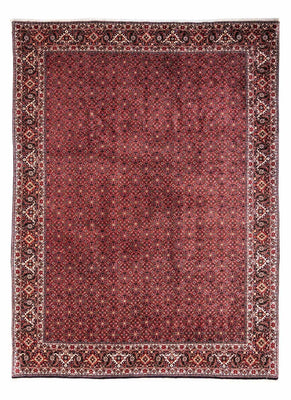Alfombra persa - Bidjar - 338 x 250 cm - rojo