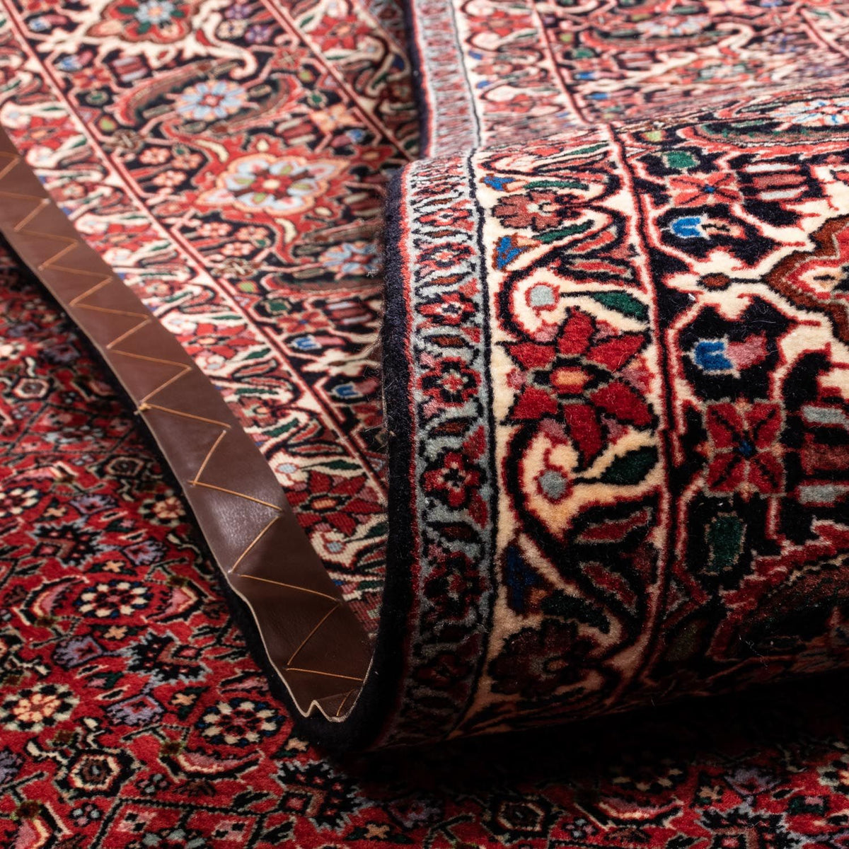 Alfombra persa - Bidjar - 338 x 250 cm - rojo