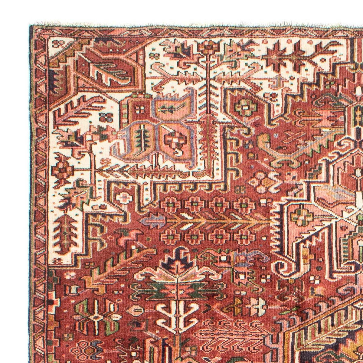 Alfombra persa - Nómada - 293 x 190 cm - rojo claro