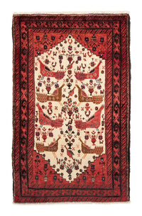 Alfombra Belutsch - 173 x 109 cm - rojo