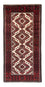 Alfombra de pasillo Alfombra Belutsch - 218 x 103 cm - rojo