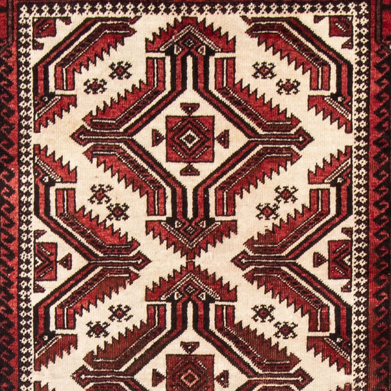 Alfombra de pasillo Alfombra Belutsch - 218 x 103 cm - rojo