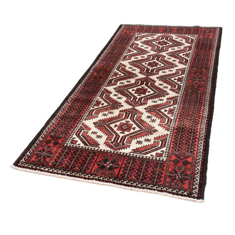 Alfombra de pasillo Alfombra Belutsch - 218 x 103 cm - rojo