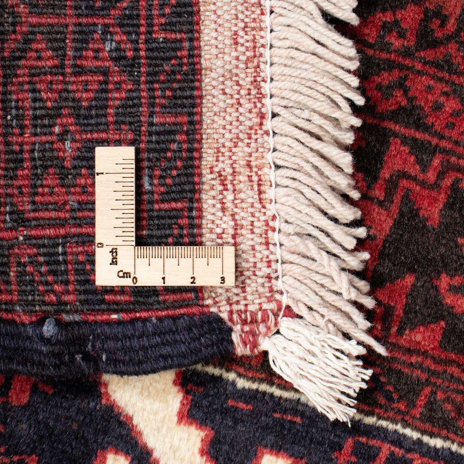 Alfombra Belutsch - 157 x 87 cm - rojo oscuro