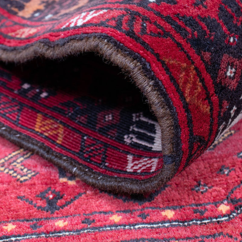 Alfombra Belutsch - 190 x 106 cm - rojo oscuro