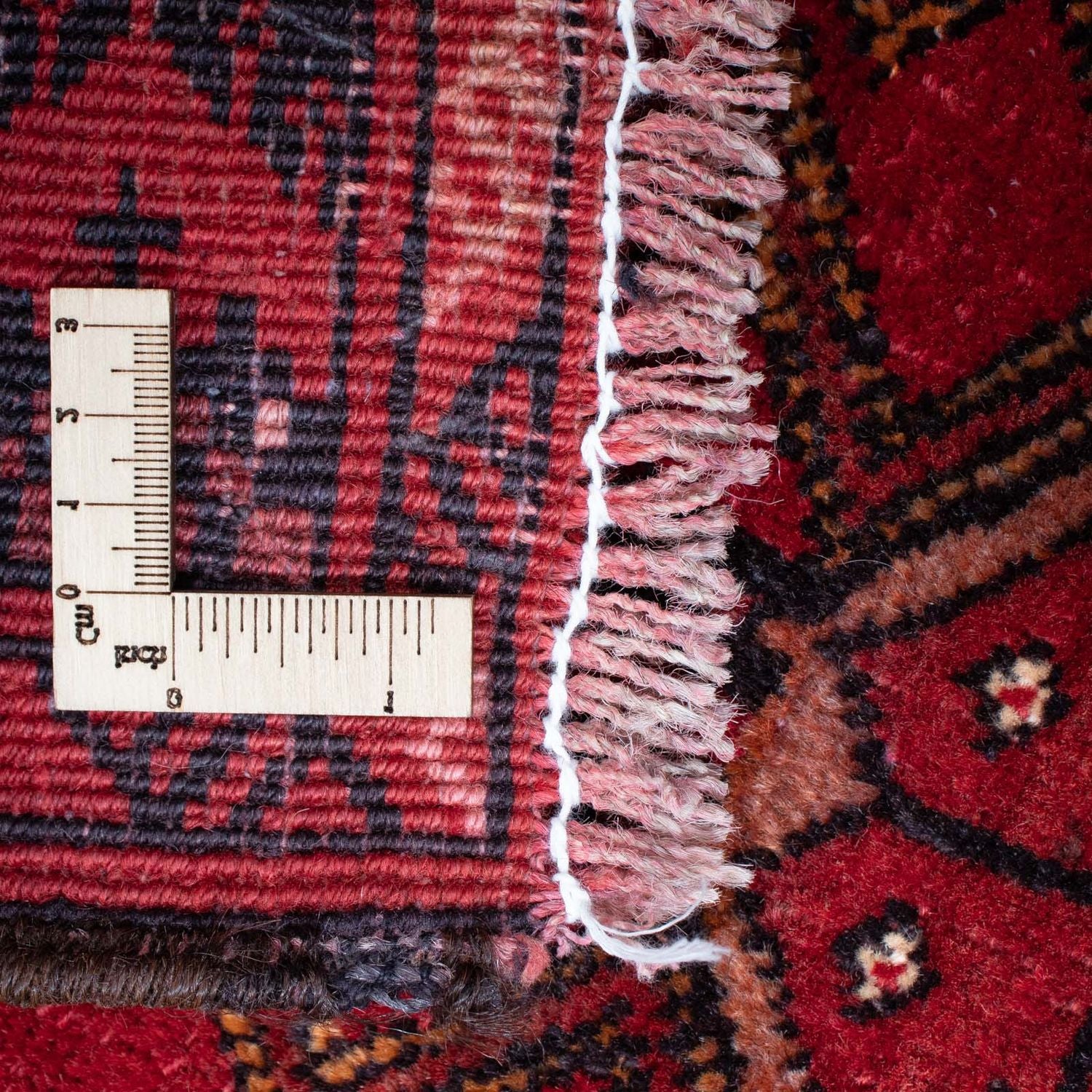 Alfombra Belutsch - 190 x 106 cm - rojo oscuro