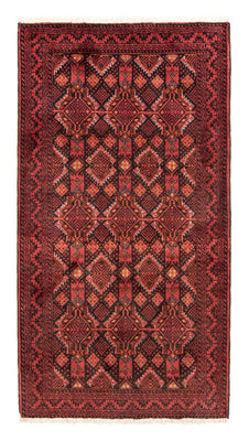 Alfombra de pasillo Alfombra Belutsch - 194 x 101 cm - rojo