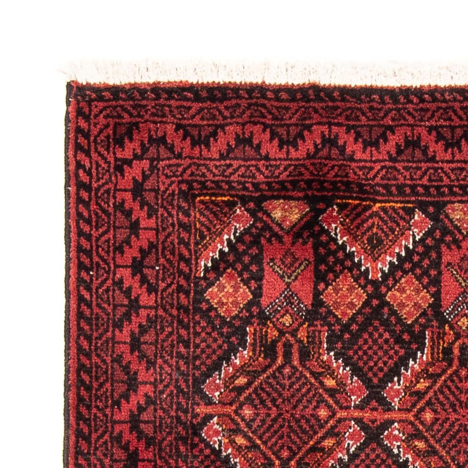Alfombra de pasillo Alfombra Belutsch - 194 x 101 cm - rojo