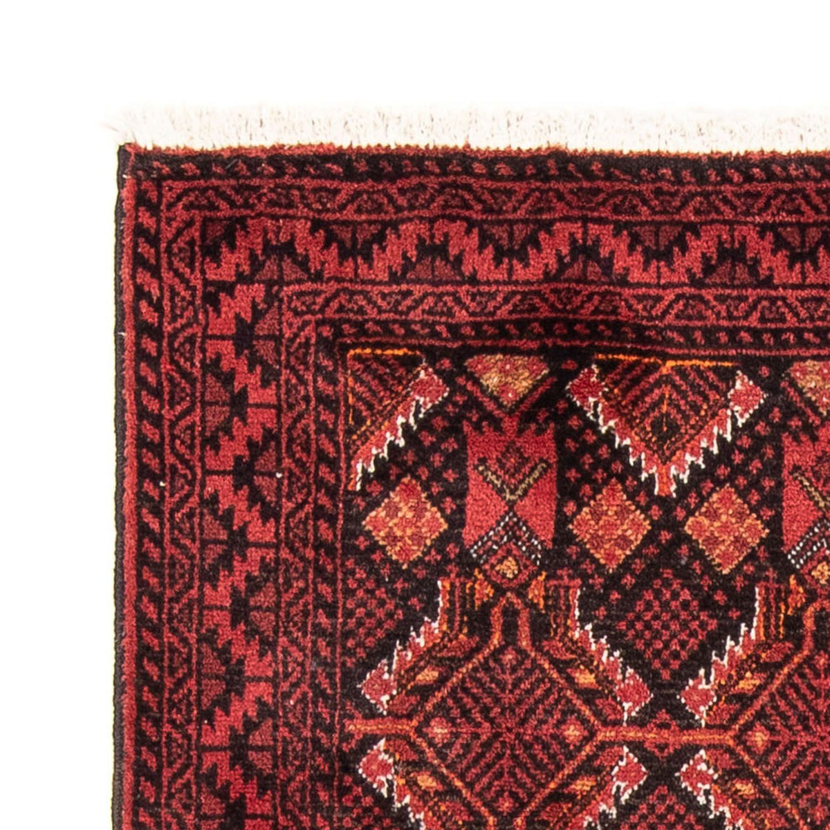 Alfombra de pasillo Alfombra Belutsch - 194 x 101 cm - rojo