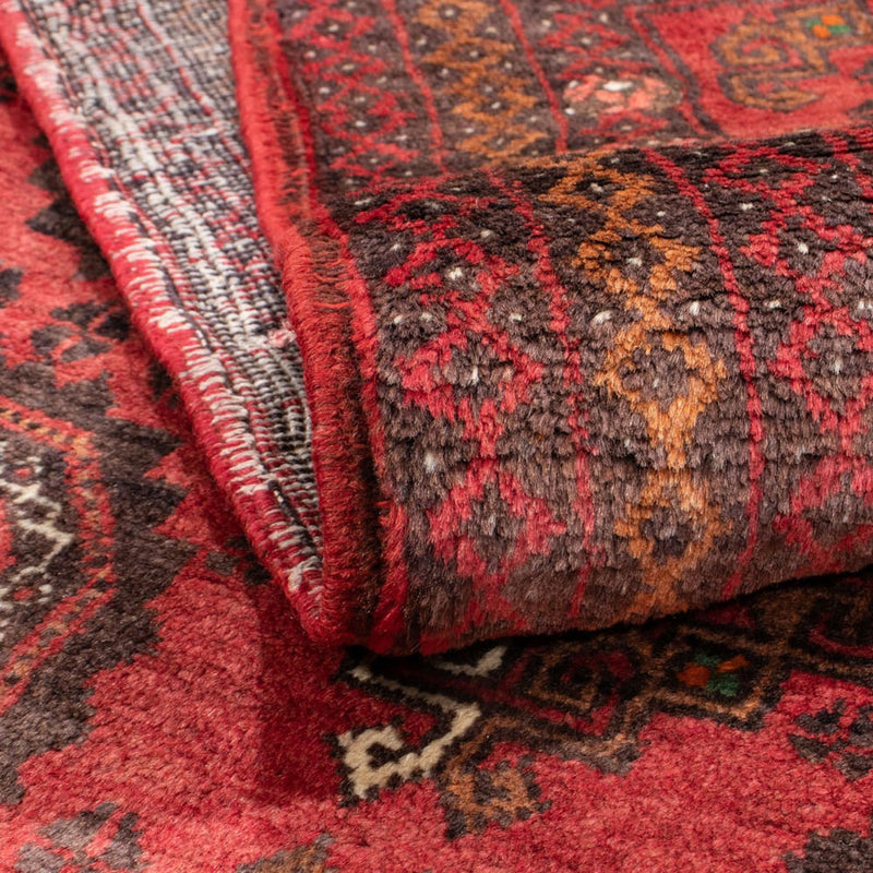 Alfombra de pasillo Alfombra Belutsch - 194 x 101 cm - rojo