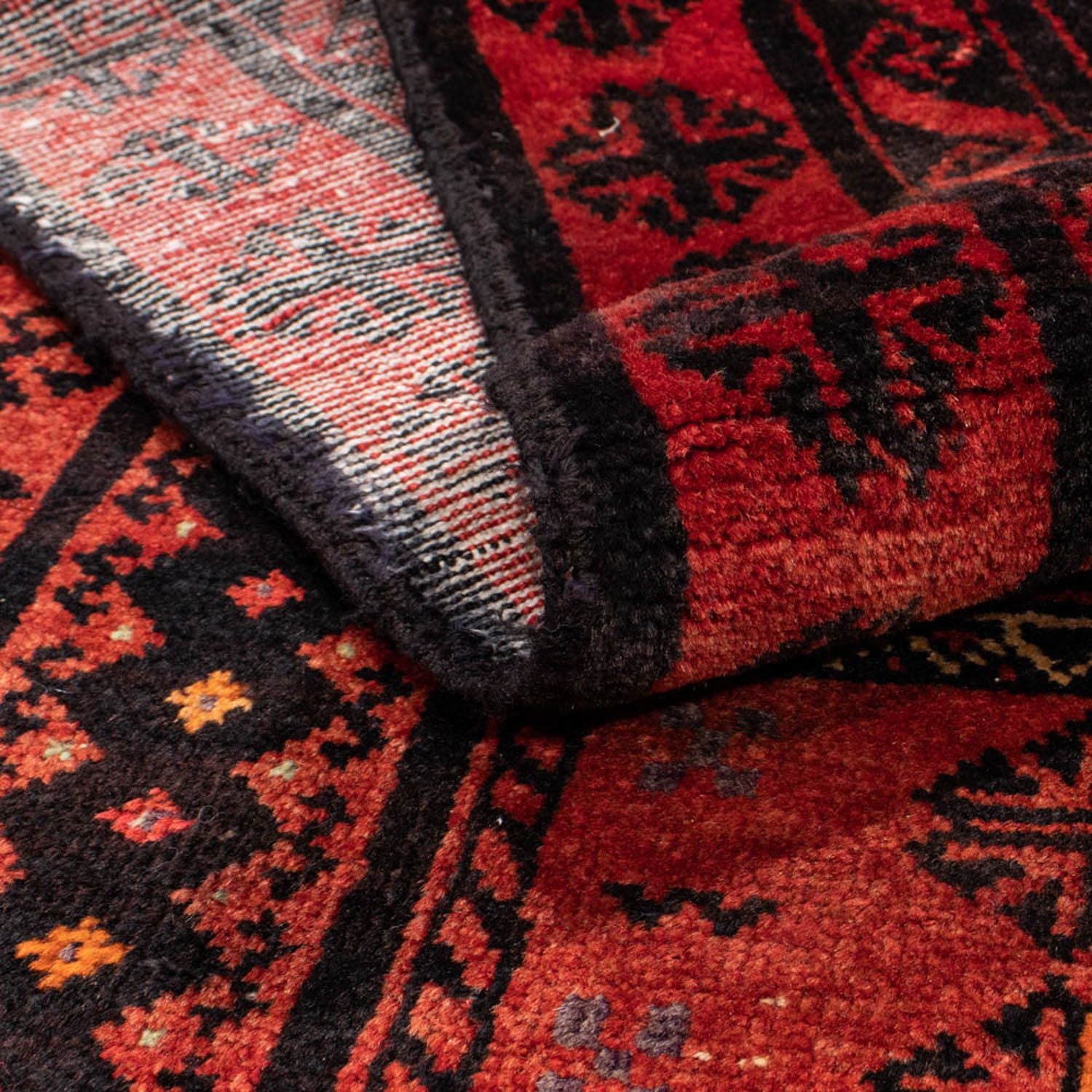 Alfombra de pasillo Alfombra Belutsch - 236 x 127 cm - rojo