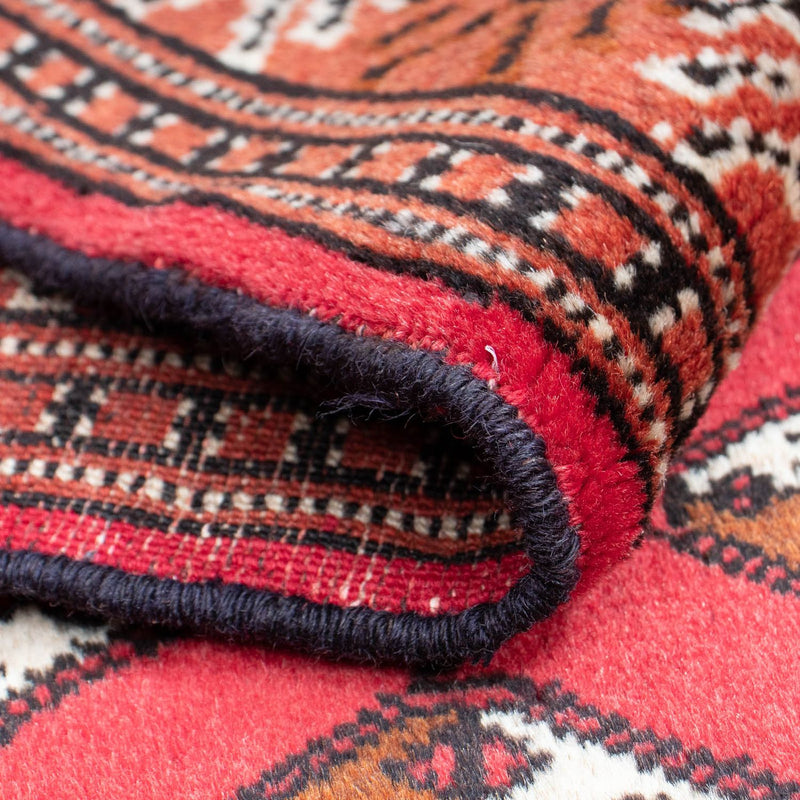 Alfombra Belutsch - 136 x 87 cm - rojo