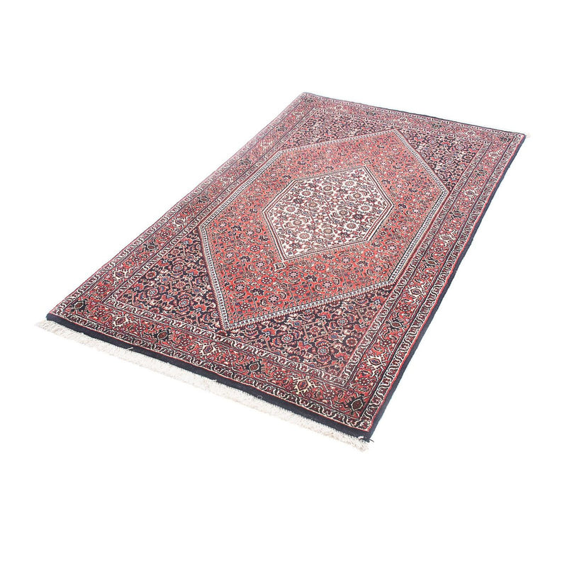 Alfombra persa - Bidjar - 151 x 86 cm - rojo claro