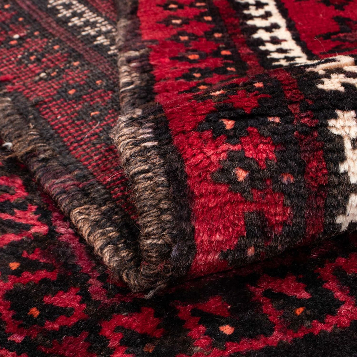 Alfombra Belutsch - 180 x 123 cm - rojo