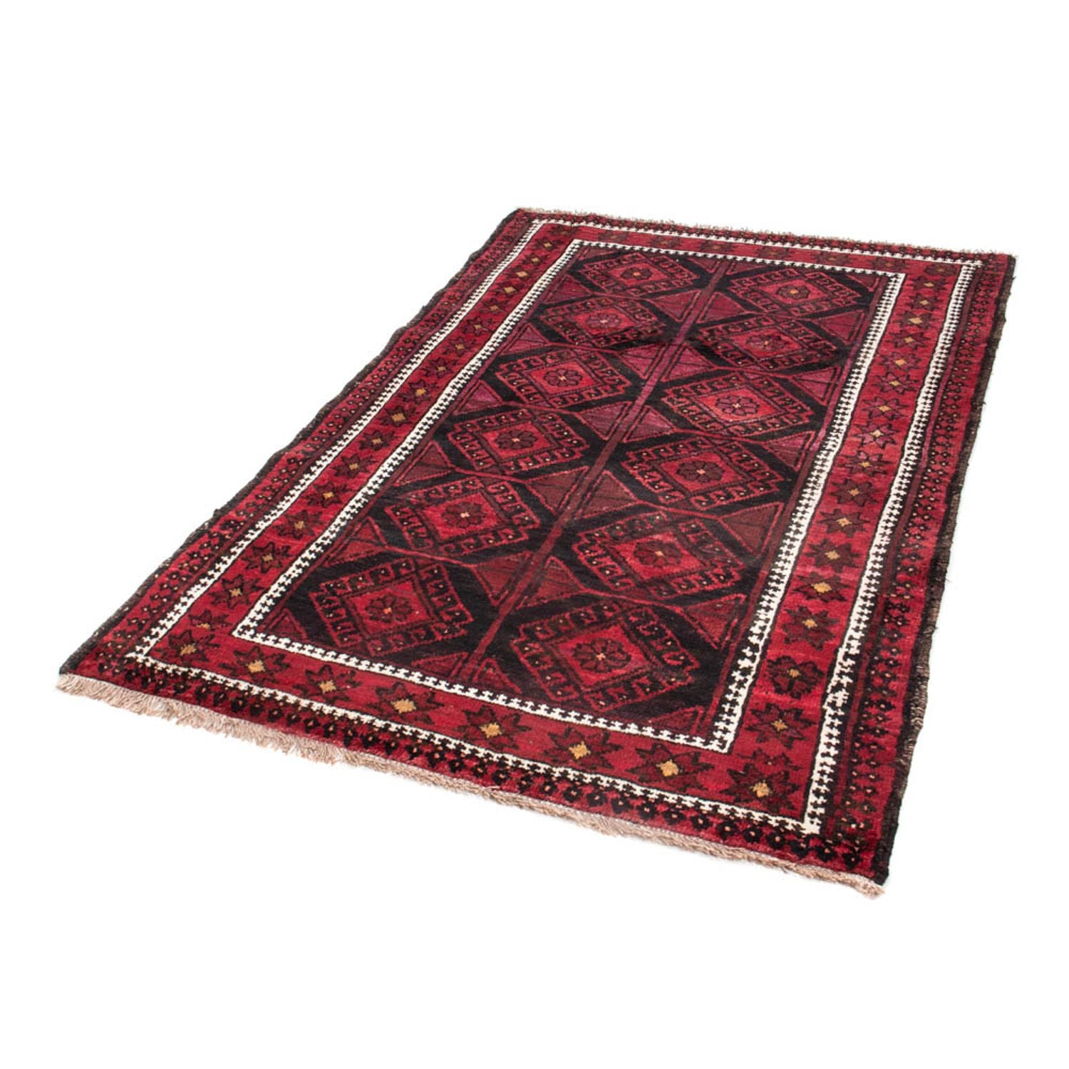 Alfombra Belutsch - 180 x 123 cm - rojo