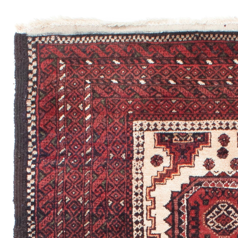 Alfombra Belutsch - 144 x 92 cm - rojo oscuro