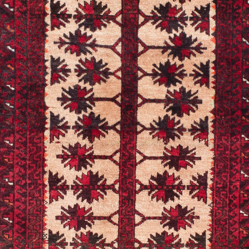 Alfombra Belutsch - 136 x 91 cm - rojo oscuro