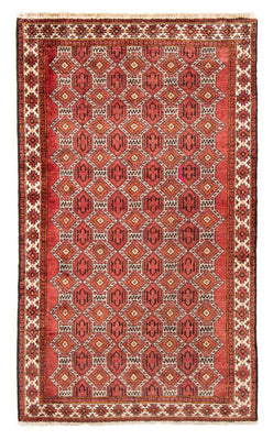 Alfombra Belutsch - 223 x 131 cm - rojo