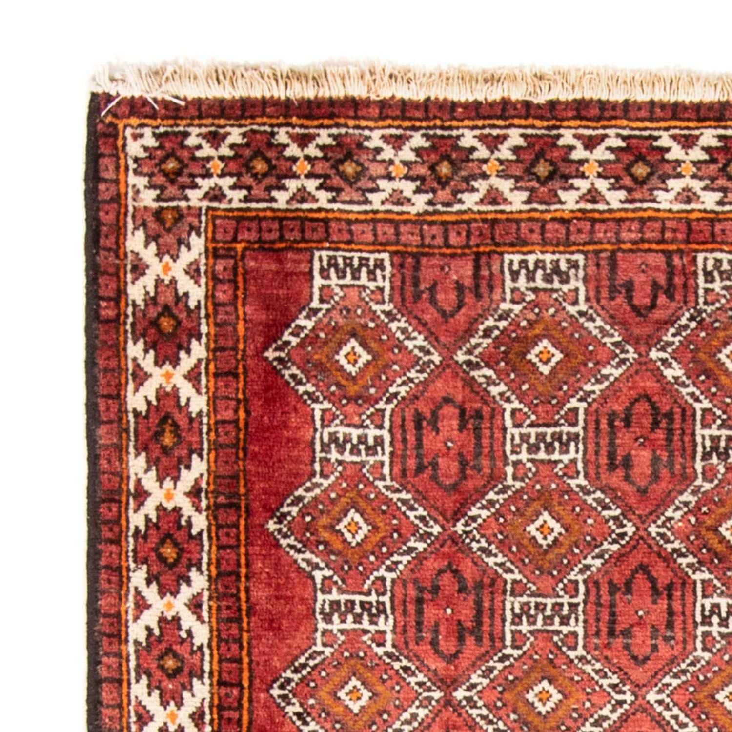 Alfombra Belutsch - 223 x 131 cm - rojo