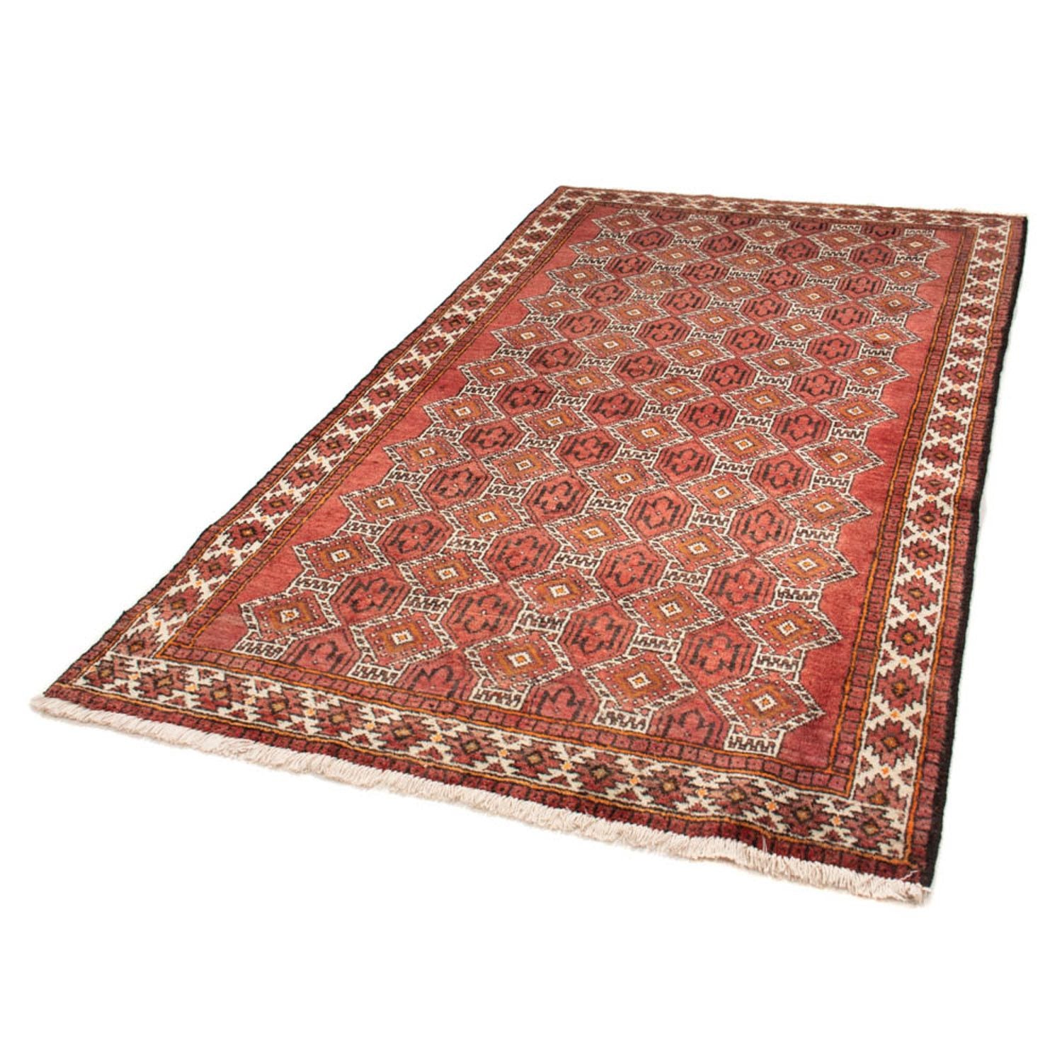 Alfombra Belutsch - 223 x 131 cm - rojo