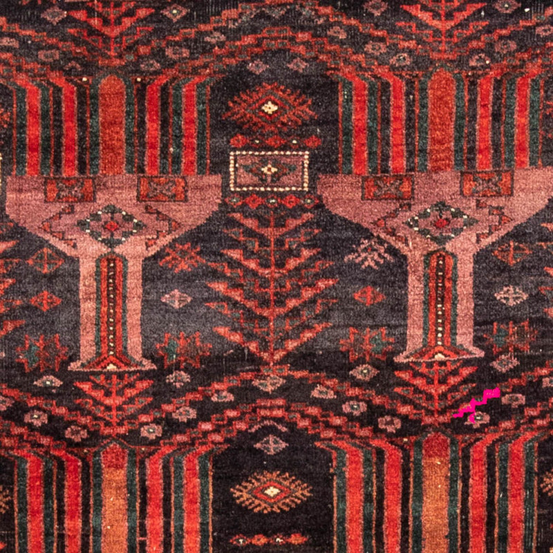 Alfombra de pasillo Alfombra Belutsch - 228 x 114 cm - rojo claro