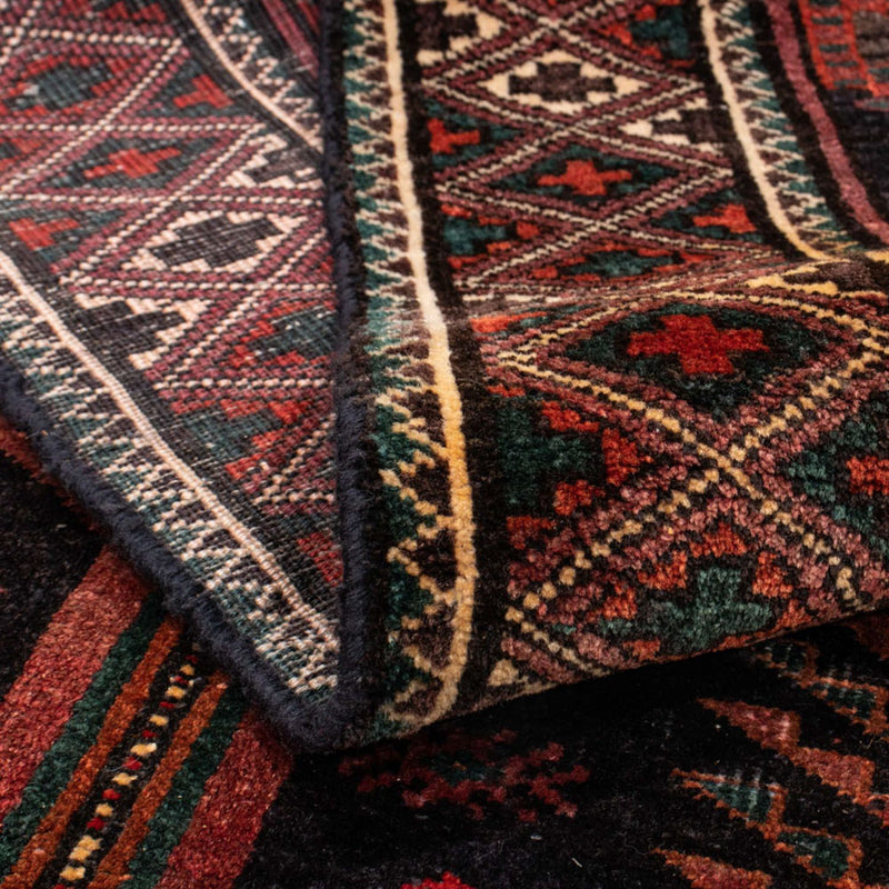 Alfombra de pasillo Alfombra Belutsch - 228 x 114 cm - rojo claro