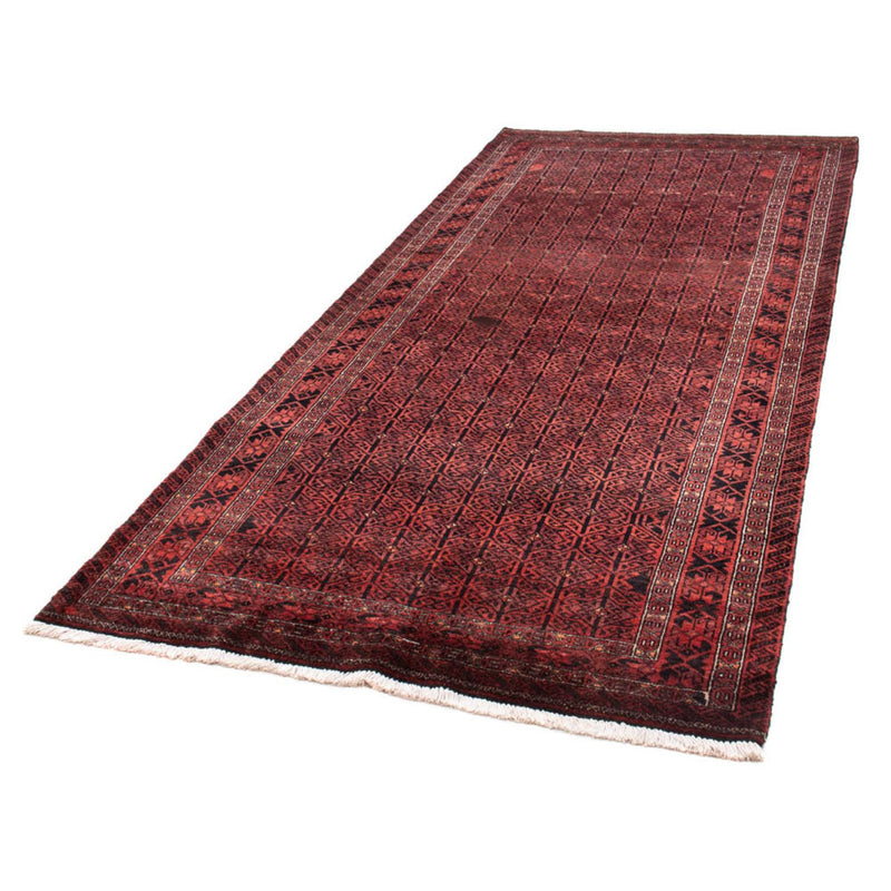Alfombra de pasillo Alfombra Belutsch - 248 x 117 cm - rojo oscuro