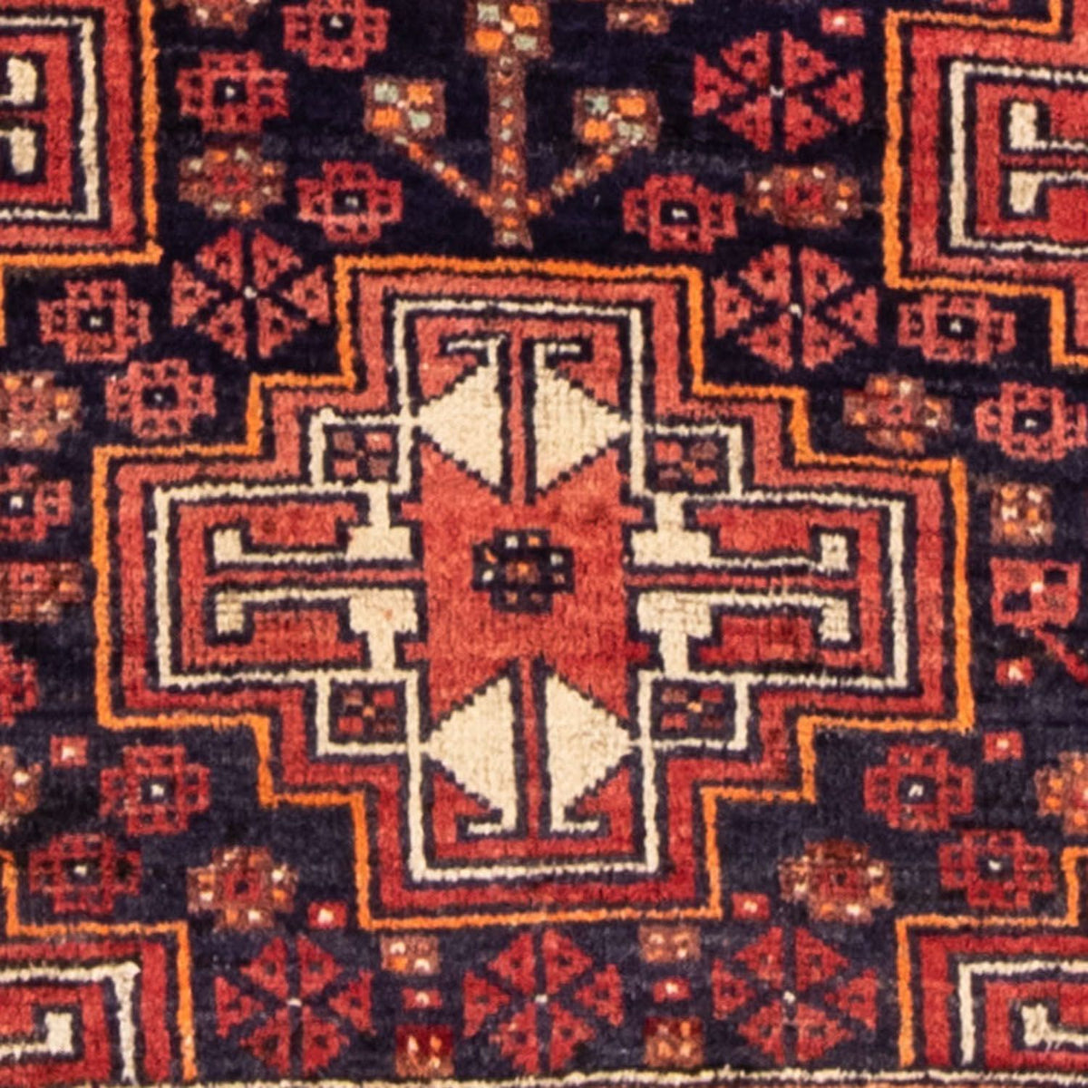 Alfombra de pasillo Alfombra Belutsch - 221 x 110 cm - rojo