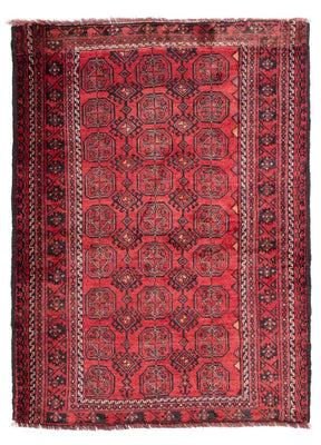 Alfombra Belutsch - 150 x 108 cm - rojo