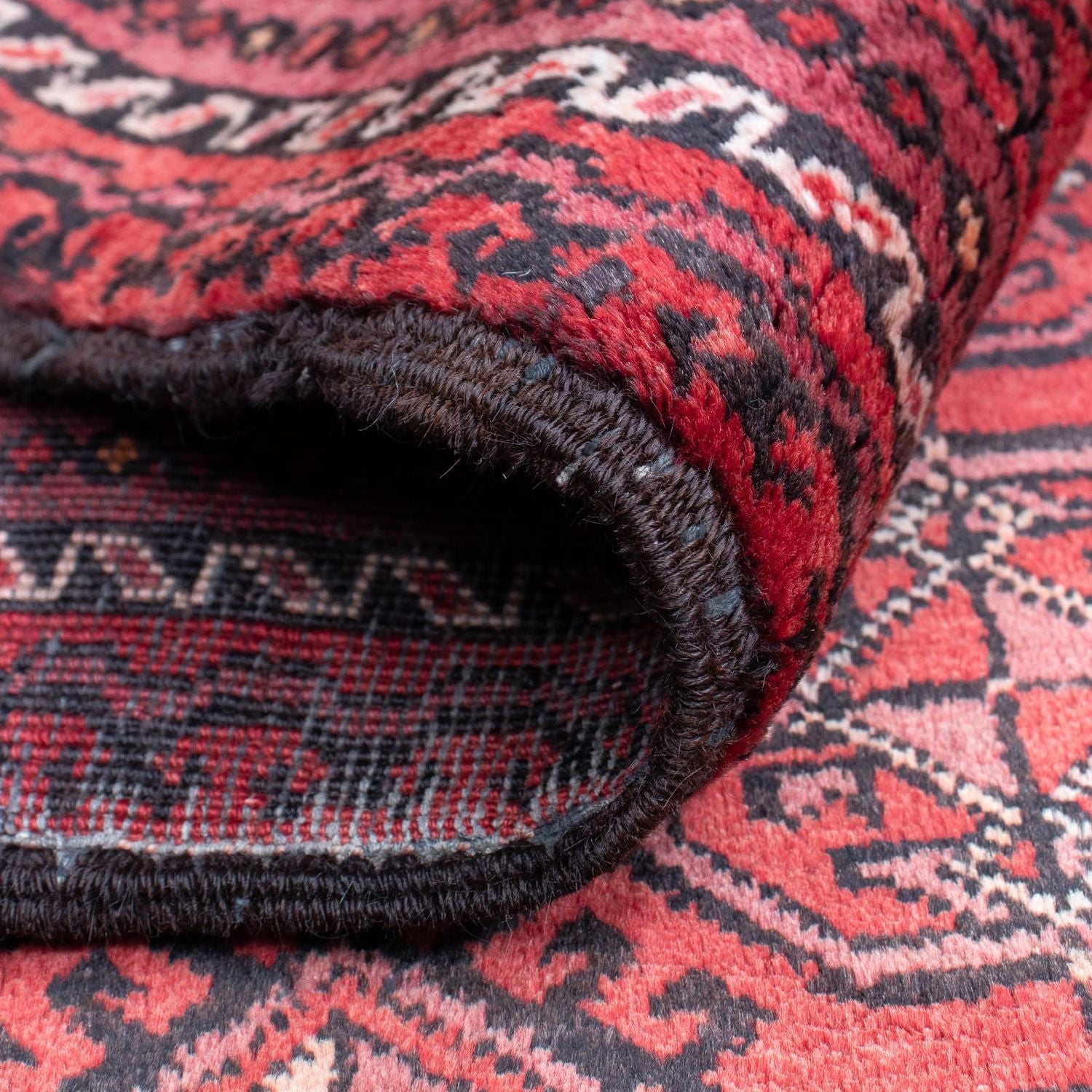 Alfombra Belutsch - 150 x 108 cm - rojo