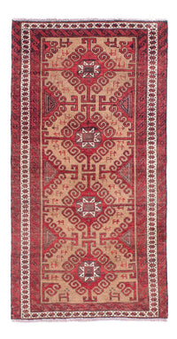 Alfombra Belutsch - 140 x 76 cm - rojo