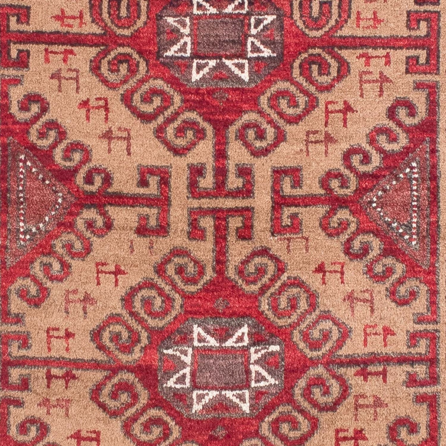 Alfombra Belutsch - 140 x 76 cm - rojo