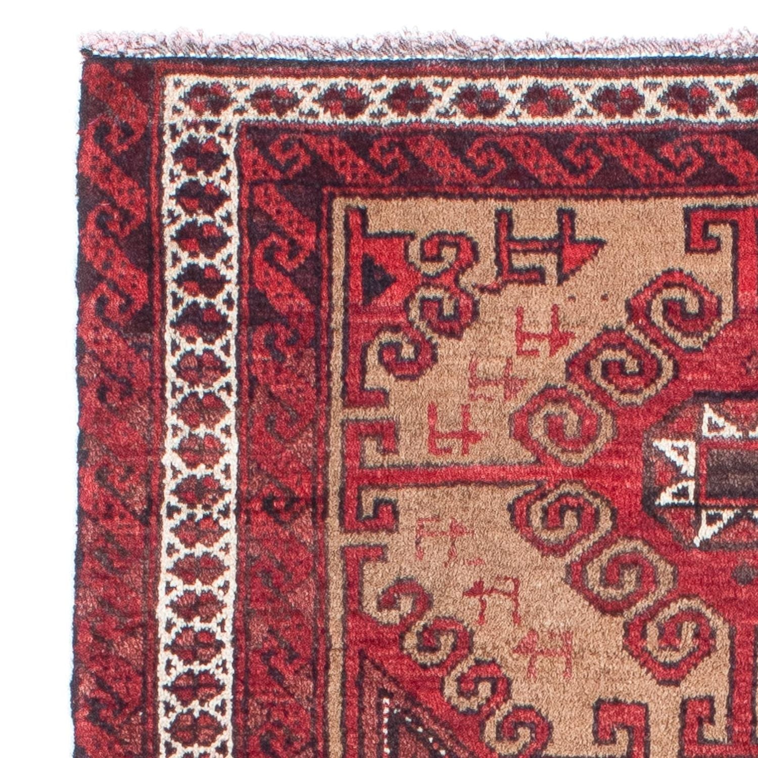 Alfombra Belutsch - 140 x 76 cm - rojo