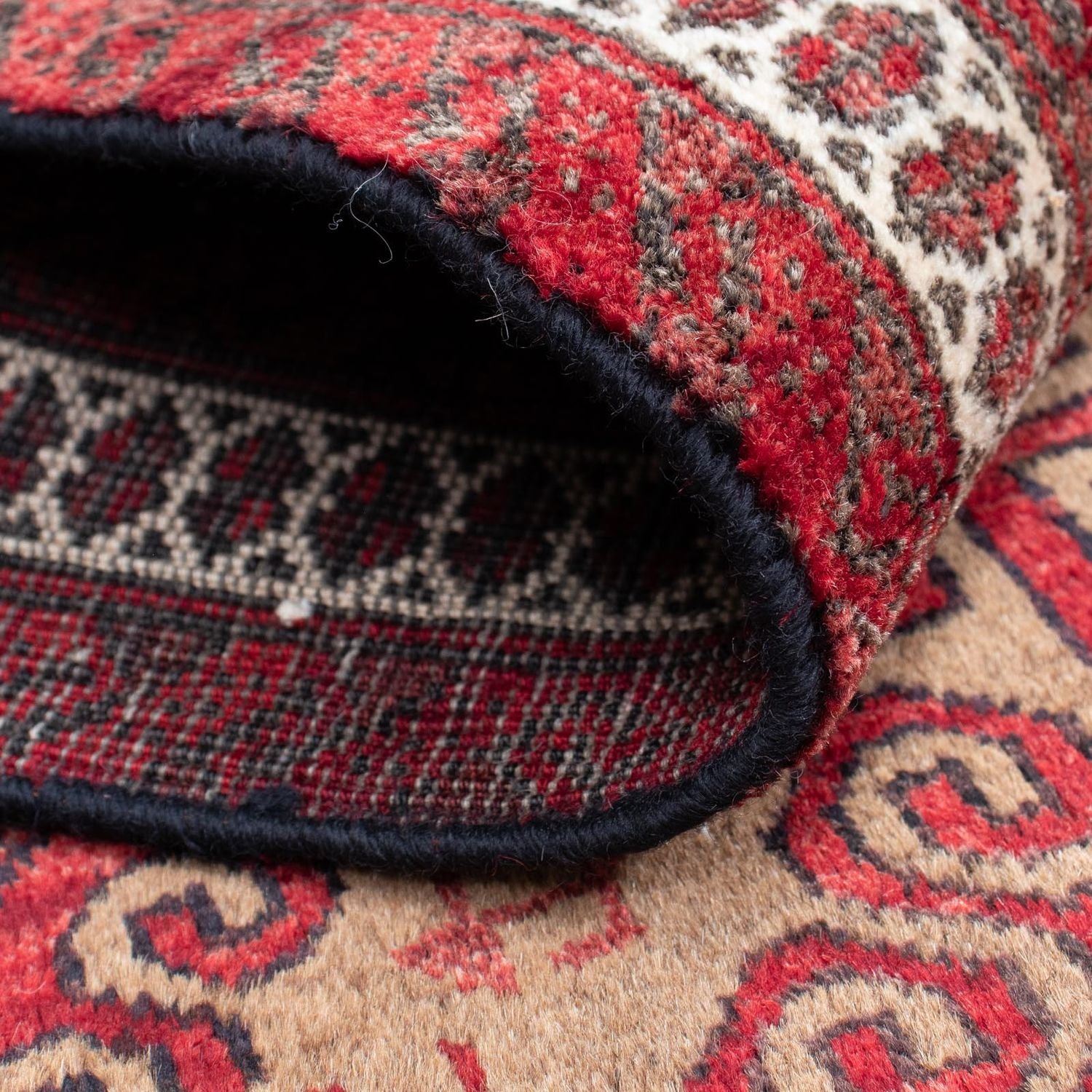 Alfombra Belutsch - 140 x 76 cm - rojo