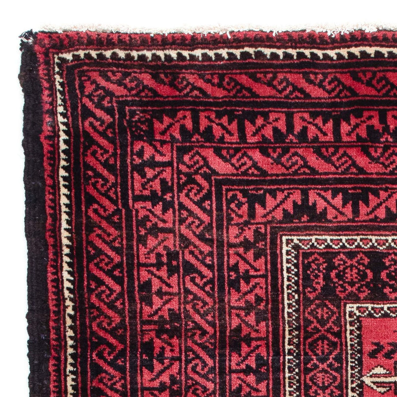 Alfombra Belutsch - 158 x 103 cm - rojo oscuro