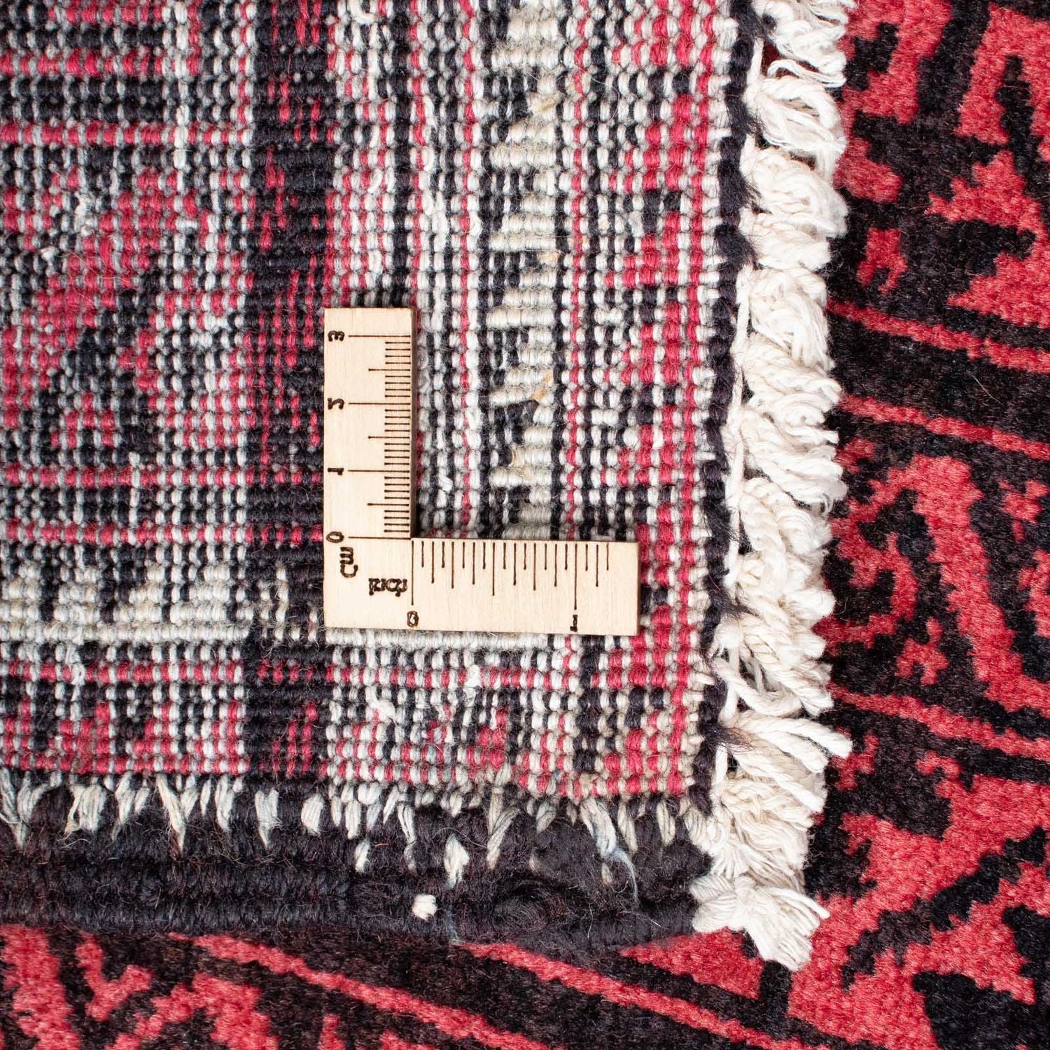 Alfombra Belutsch - 158 x 103 cm - rojo oscuro