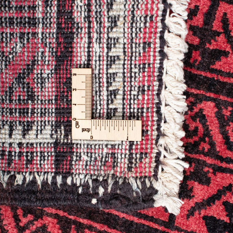 Alfombra Belutsch - 158 x 103 cm - rojo oscuro