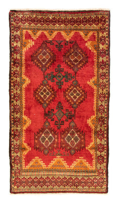 Alfombra de pasillo Alfombra Belutsch - 202 x 111 cm - rojo